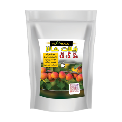 کود NPK 12 12 36 + TE فلات کالا وزن 500 گرم